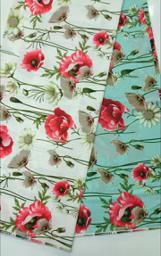 Софт принт маки на молочном, на бирюзе