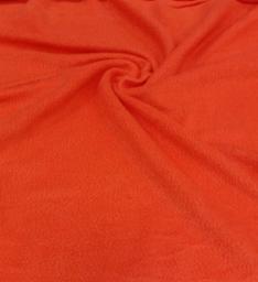 Флис однотонный красный