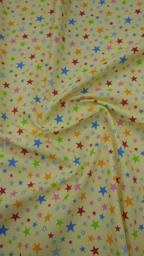 Фланель Звёздочки на жёлтом