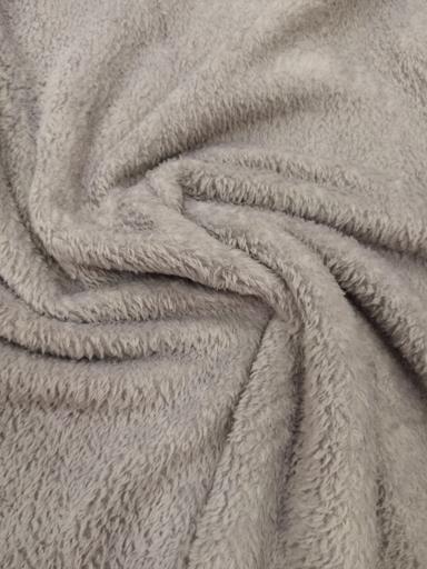 Велсофт махровый матовый серый