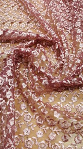 Гипюр Индонезия пыльная роза M