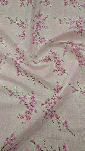 Ситец Сакура розовый