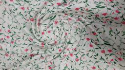 Штапель цветы на белом