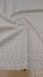 Шитьё на хлопке рис.1 белое