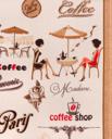 Вафельное полотно Кофе в Париже