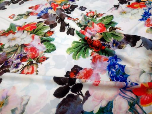 Шифон "Букеты"