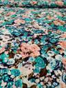 Лоренция Цветы Розовый/Бирюзовый