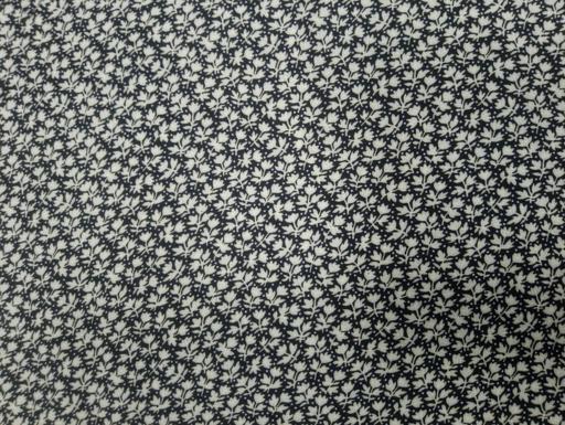 Штапель белый на черном