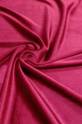 Бархат-стрейч вишнёвый
