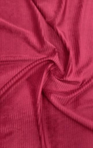 Вельвет однотонный бордовый