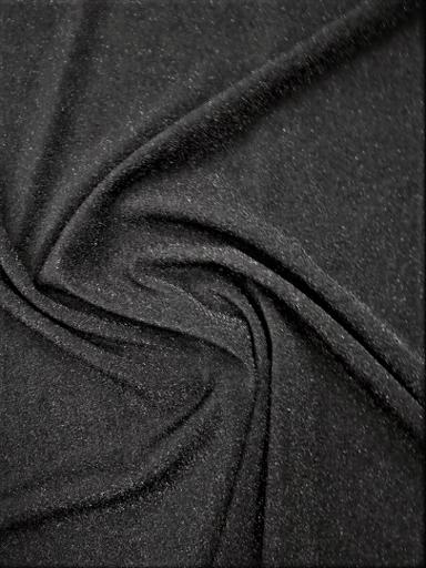 Трикотаж с люрексом чёрный