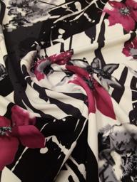 Трикотаж Цветы Геометрия