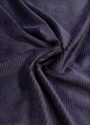 Вельвет однотонный синий