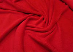 Велсофт махровый матовый красный