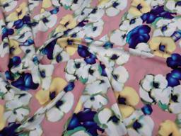 Шифон-стрейч Розовый