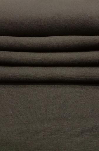 Трикотаж на меху чёрный