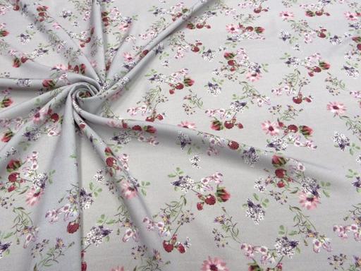 Штапель Бутоны на сером