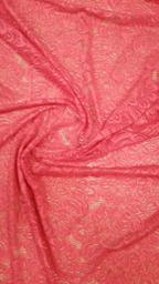 Кружево стрейч плотное красное