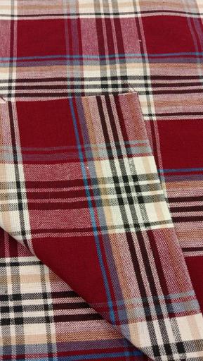 Шотландка бордовый