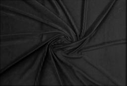 Вельвет однотонный чёрный