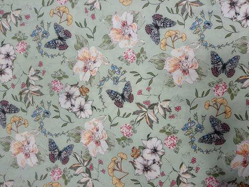 Софт бабочки цветы мятный