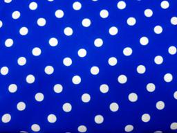 Лоренция Горох 1 см электрик/белый