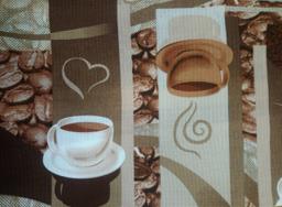 Вафельное полотно Кофе