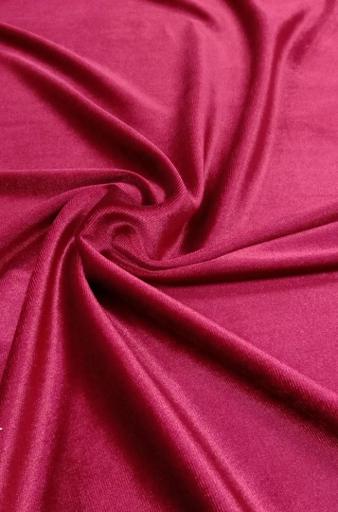 Бархат-стрейч вишнёвый