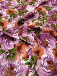 Лоренция Цветы Коричневый/Сиреневый