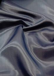 Подкладочная жаккардовая поливискоза Точки синяя