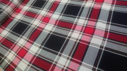 Штапель клетка чёрный\бордо