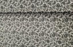 Трикотаж Пейсли серый
