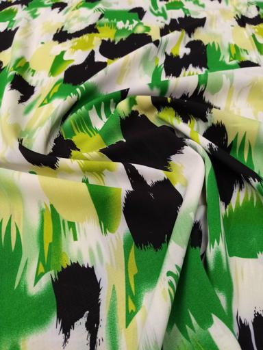 Плательная Мазки зелёные