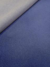 Пальтовая Кашемир двусторонняя голубой/электрик