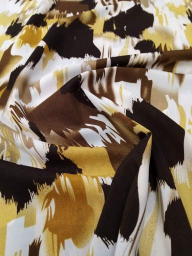 Плательная Мазки коричневые