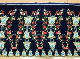 Креп Версаче тёмно-синий