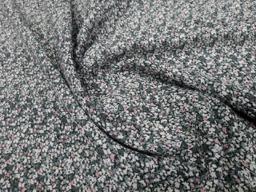 Шифон-креп серый розовый