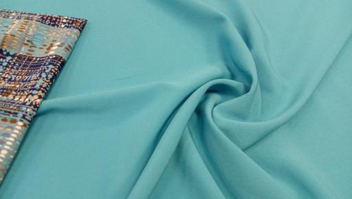 Плательная однотонная бирюзовая