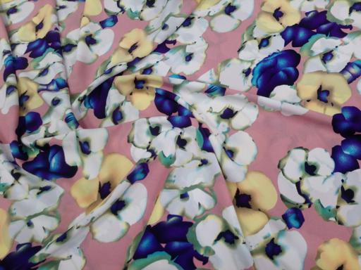 Шифон-стрейч Розовый