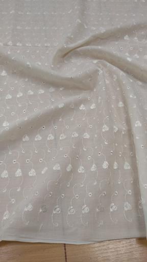 Шитьё на хлопке рис.5 белое