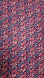 Штапель пейсли на черном