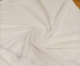 Велсофт махровый матовый белый