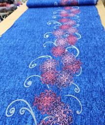 Трикотаж Хлопок Купон голубой