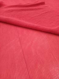 Шифон-плисе красный