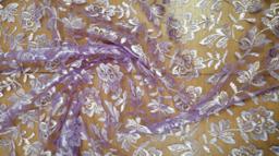 Гипюр Индонезия сиреневый L